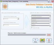 MS SQL to MySQL DB Converter screenshot